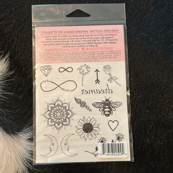 inked Makeup Nwt Temporary Tattoos Poshmark